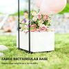 8FT Steel Garden Arch Arbor Trellis – Heavy-Duty Wedding Arch Stand for Climbing Plants & Outdoor Décor