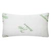 2Pcs Or 1Pcs Bamboo Memory Foam Pillow Hypoallergenic Bed Pillow For Head Neck Rest Sleeping Shredded Pillow Washable Cover Queen Size Pillow