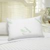 2Pcs Or 1Pcs Bamboo Memory Foam Pillow Hypoallergenic Bed Pillow For Head Neck Rest Sleeping Shredded Pillow Washable Cover Queen Size Pillow