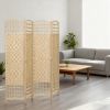 8 Panel Folding Room Divider Privacy Screen – Freestanding Privacy Screen