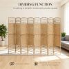 8 Panel Folding Room Divider Privacy Screen – Freestanding Privacy Screen