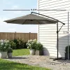 10ft Cantilever Patio Umbrella with Cover – 360° Rotating Shade