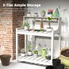 HDPE Outdoor Garden Potting Bench with Storage – All-Weather Potting Table