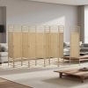 8 Panel Folding Room Divider Privacy Screen – Freestanding Privacy Screen