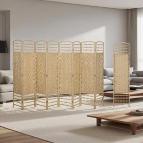 8 Panel Folding Room Divider Screen Privacy Screen Freestanding
