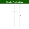 7FT Hollow T-Shaped Garden Climbing Trellis – High-Strength Plant Support for Vines, Flowers & Green Living Walls (1PC)
