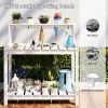 HDPE Outdoor Garden Potting Bench with Storage – All-Weather Potting Table