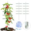 Garden Climbing Trellis, 2-Pack White Round Tube , 4 Ft x 1.64 Ft Decorative Plant Support for Vines, Roses, Ivy & Climbing Flowers