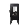21 Inch Three-Sided Electric Fireplace Stove Heater – 3D Flame with Remote