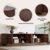70 Inch Modern TV Stand for TVs Up to 80 Inches – Media Console with Storage