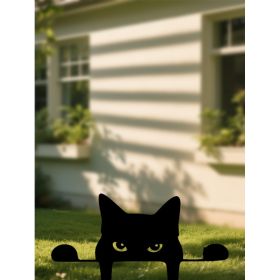 Pawsitively Purrfect Whimsical Metal Cat Garden Decor