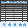 Outdoor Privacy Screen with Metal Frame – Decorative Patio Divider