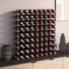 Wine Rack for 72 Bottles Brown Solid Wood Pine