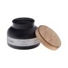 (2 pack)and Warm Leathered Amber Scented 2-Wick Frosted Jar Candle 18oz.