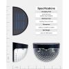 12/6 Solar fence lights, solar platform lights