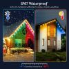 101FT Length Permanent Outdoor Lights With 72Pcs RGB Beads