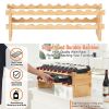 2-Tier Stackable Modular Wine Rack for Kitchen/Bar