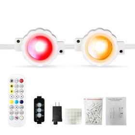 101FT Length Permanent Outdoor Lights With 72Pcs RGB Beads