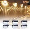 12/6 Solar fence lights, solar platform lights