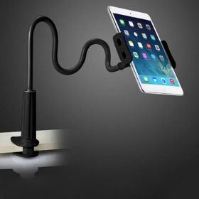 360 Degree Spiral Base Lazy Mobile Phone Tablet Stand (Option: Black)