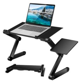 Foldable Laptop Desk With Mouse Board And Aluminum Alloy Tray (Option: Style1)