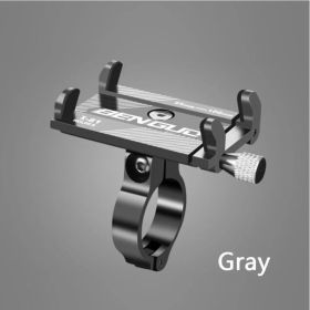 Aluminum Motorcycle Bike Bicycle Holder Mount Handlebar For Cell Phone GPS US (Option: Silver)